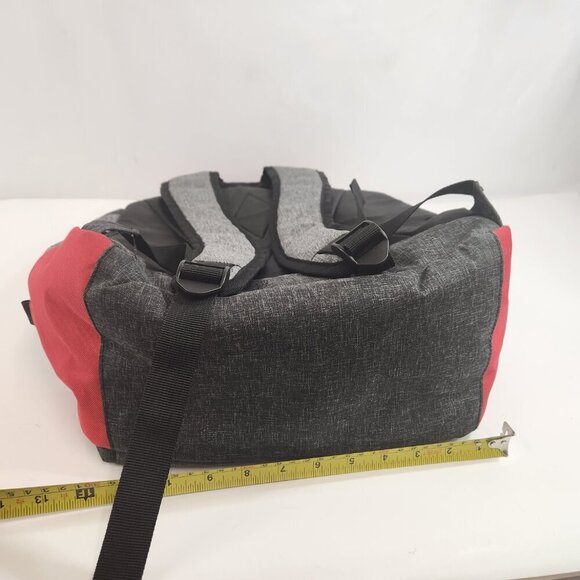 Quiksilver Backpack Grey Black Red - Picture 12 of 14